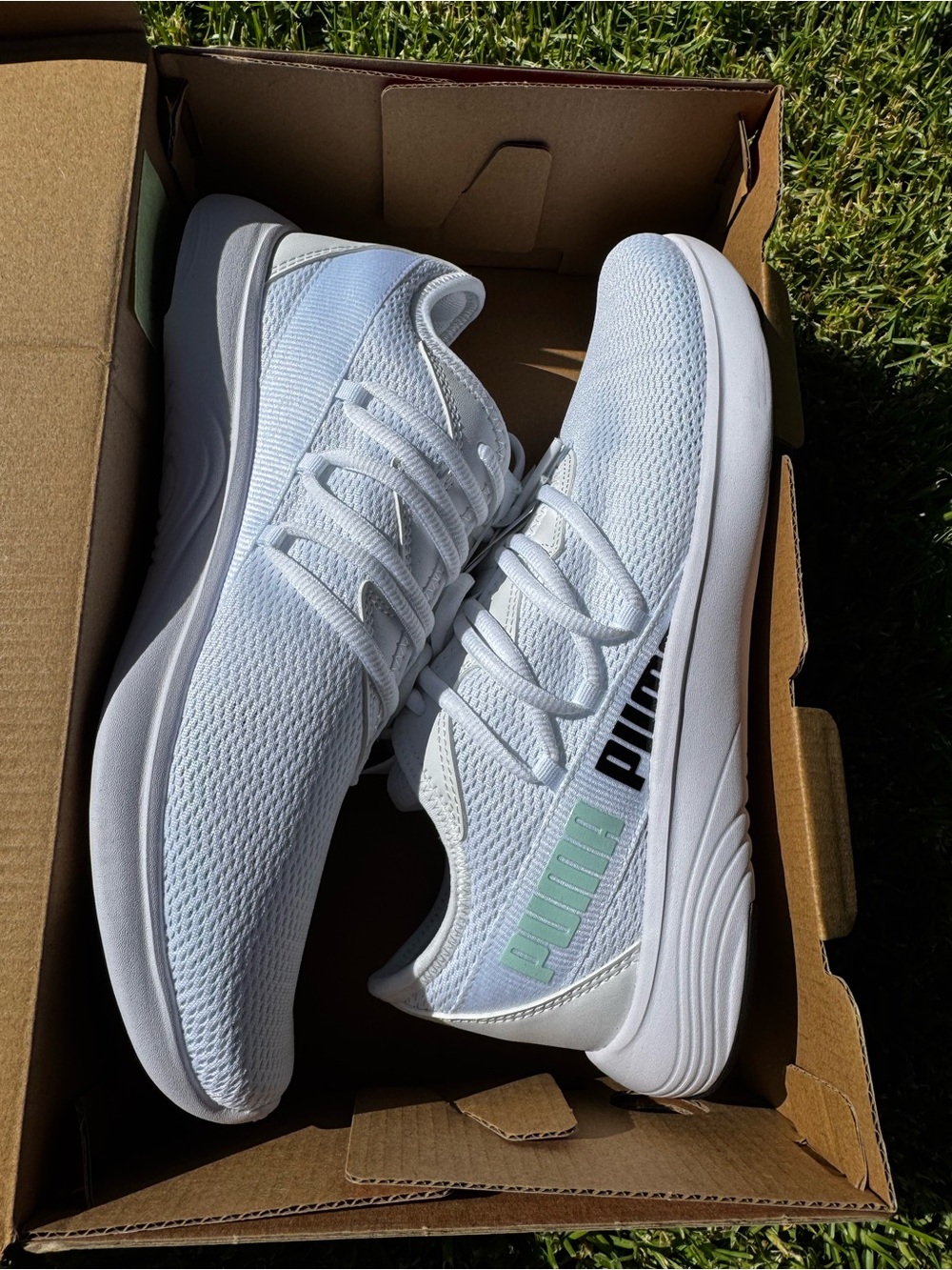 PUMA Women’s White Lightweight Sneakers